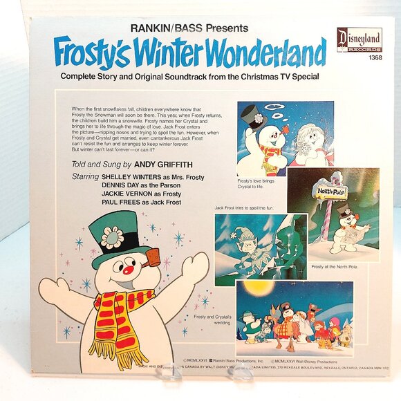 Rankin/Bass presents: Frosty's Winter Wonderland (Vinyl Record, 1976) - Picture 4 of 4